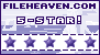 5/5 rating at FileHeaven.com